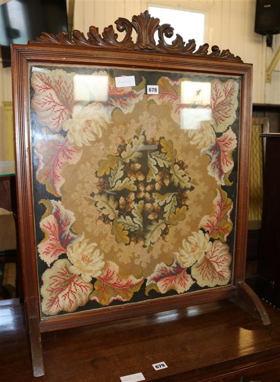 Tapestry fire screen